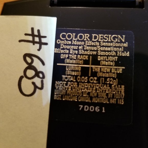 #683Z New Lancome Color Design 4 Eyeshadow palette - Picture 4 of 6